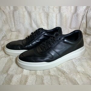 Cole Haan Premium Black Leather GrandPrø Sneakers men size 9.5
